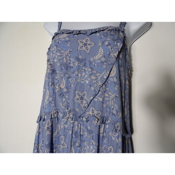 Spell Blue Floral Midi Dress - Picture 14 of 16
